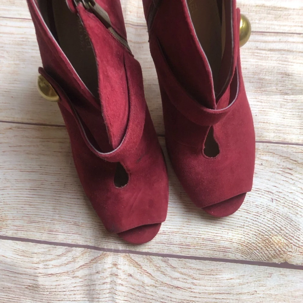 Michael Kors Red Booties‎